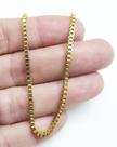 Pulseira Unissex Dourada Achatada