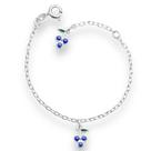 Pulseira Uva Resinada Roxo em Prata Pulseira Uva Resinada Roxo em Prata