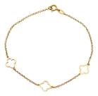 Pulseira Van Cleff Menor Ouro 18k