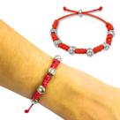 Pulseira Vermelha 7 Nós Proteção Kabbalah - Modelo Exclusivo Alta Qualidade - Strass Pulseira Vermelha 7 Nós Proteção Kabbalah - Modelo Exclusivo Alta Qualidade - Strass