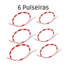 Pulseira Vermelha De Sete 7 Nós Kabbalah Afastar O Mal