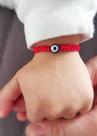 Pulseira vermelha macrame olho grego kabbalah cabala proteçao recem nascido bebe