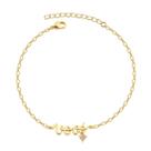 Pulseira Vovó Radhau Folheada A Ouro 18k Pulseira Vovó Radhau Folheada A Ouro 18k