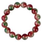 Pulseira Watermelon Chalcedony Bead 12mm para mulheres Pulseira Watermelon Chalcedony Bead 12mm para mulheres