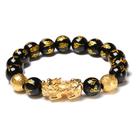 Pulseira WBTY Feng Shui Black Obsidian Wealth 10 mm Beads