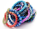 Pulseira Wigspedia Nepal Crochet Glass Seed Bead 12 unidades Pulseira Wigspedia Nepal Crochet Glass Seed Bead 12 unidades