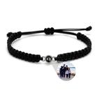 Pulseira XEL com projeção fotográfica personalizada em prata esterlina