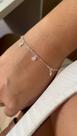 Pulseira Zircônias Penduradas em Prata925