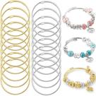 Pulseira ZYEHXED, cabo torcido, aço inoxidável, 20 unidades
