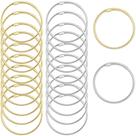 Pulseira ZYEHXED em Aço Inoxidável Torcido 3mm 20 Peças