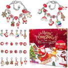 Pulseiras Advent Calendar Charm SIXNIE 2024 para meninas de 3 anos ou mais