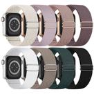 Pulseiras Apple Watch Knossen Stretchy Solo Loop, pacote com 8 unidades de nylon