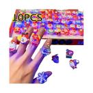 Pulseiras Brilhantes De Halloween Para Crianças 10 20PCS Decorações De Festa Fantasma Abóbora Boneco
