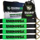 Pulseiras de Amarração Rhino USA - Pacote com 4 Unidades (5.050 kg) - Inspeção de Laboratório