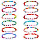 Pulseiras de amizade Bonuci Kids Motivational 12 unidades para meninas
