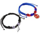 Pulseiras de amizade SKIRIFLA Spider Bat para melhor amiga Pulseiras de amizade SKIRIFLA Spider Bat para melhor amiga