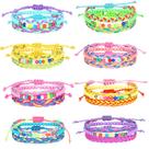Pulseiras de amizade Sureio Colorful Paracord 24 unidades para meninas