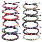 Pulseiras de amizade Zalmoxe feitas à mão no Nepal, 10 unidades para mulheres