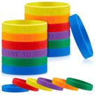 Pulseiras de borracha Jutom I Love to Read para crianças (120 unidades)