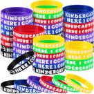 Pulseiras de borracha Simgoing Kindergarten Here I Come 60 unidades
