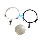 Pulseiras De Casal Astronauta Com Projeção Luminosa De Coração 'Eu Te Amo' Em 100 Idiomas, 2 Peças