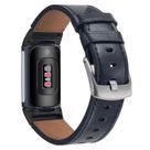 Pulseiras de couro genuíno de reposição para Fitbit Charge 6/5 Pulseiras de couro genuíno de reposição para Fitbit Charge 6/5