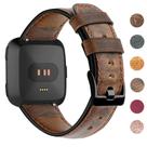 Pulseiras de couro para Fitbit Versa/Versa 2/Versa Lite da EZCO