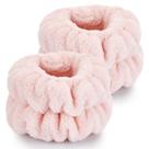 Pulseiras de Microfibra Dorbetar Rosa Claro para Lavar o Rosto