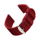 Pulseiras de relógio Archer Premium Nylon Quick Release 20 mm vermelhas