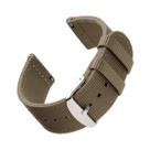 Pulseiras de relógio Archer Premium Nylon Quick Release 22 mm cáqui