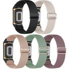 Pulseiras de relógio Folavii Stretchy Nylon para Fitbit Charge 6/5