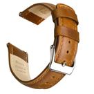 Pulseiras de relógio Ritche Quick Release Leather Toffee Brown 18-24 mm