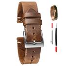 Pulseiras de relógio torbollo Soft Horween Leather para homens 18 mm 20 mm 22 mm
