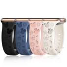 Pulseiras de silicone compatíveis com Apple Watch 40 mm 38 mm 41 mm 42 mm 44 mm 45 mm 46 mm 49 mm