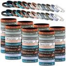 Pulseiras de silicone HyDren 120 pulseiras de versos bíblicos em espanhol