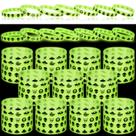 Pulseiras de silicone Seematn Alien Glow, 8x1,3 cm, 50 unidades