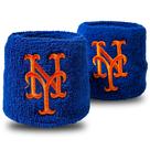 Pulseiras de suor Franklin Sports com logotipo MLB unissex para adultos Pulseiras de suor Franklin Sports com logotipo MLB unissex para adultos