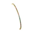 Pulseiras De Tênis Ajustáveis Coloridas Com Zircônia De Cristal Para Mulheres E Homens, Bracelete De