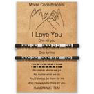 Pulseiras Destimtion I Love You Morse Code Long Distance