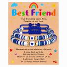 Pulseiras DuoDiner Best Friend para 2 meninas Friendship Blue