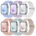 Pulseiras elásticas trançadas compatíveis com Apple Watch 38-49 mm