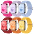 Pulseiras elásticas trançadas compatíveis com Apple Watch 38-49 mm