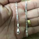 Pulseiras Elo Piastrine Prata Maciça 925 18 Cm Pulseiras Elo Piastrine Prata Maciça 925 18 Cm