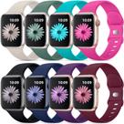 Pulseiras esportivas compatíveis com Apple Watch DaQin, pacote com 8, 38 a 49 mm