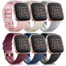 Pulseiras esportivas compatíveis com Fitbit Versa 2/Versa/Versa Lite Pulseiras esportivas compatíveis com Fitbit Versa 2/Versa/Versa Lite