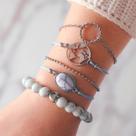 Pulseiras Feminina K Pop Bts Bracelete Dourado Banda Moda Ci
