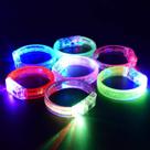 Pulseiras Glow MuLucky, 14 unidades com 14 baterias de reposição para festas