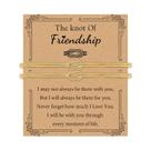 Pulseiras GRCLD Love Knot Pinky Promise banhadas a ouro 14K