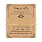 Pulseiras GRCLD PROMISE-2G Love Knot banhadas a ouro 14 quilates