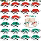 Pulseiras Jingle Bells Augshy - 20 Unidades - Lembrancinhas de Natal